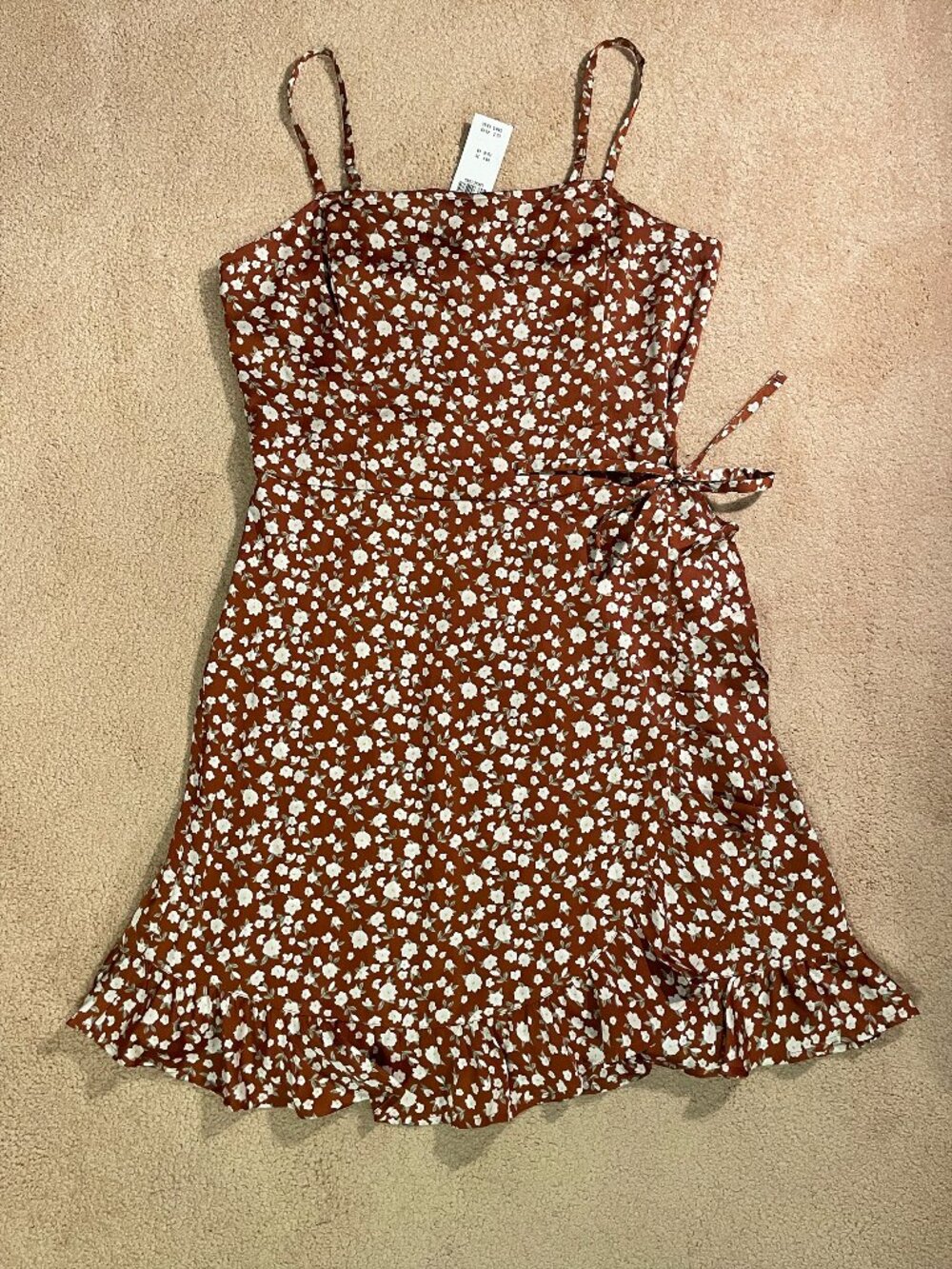 NWT Hollister Red Floral Wrap Dress